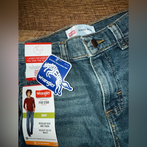Wrangler 5Star jeans 5T new - Picture 3 of 5